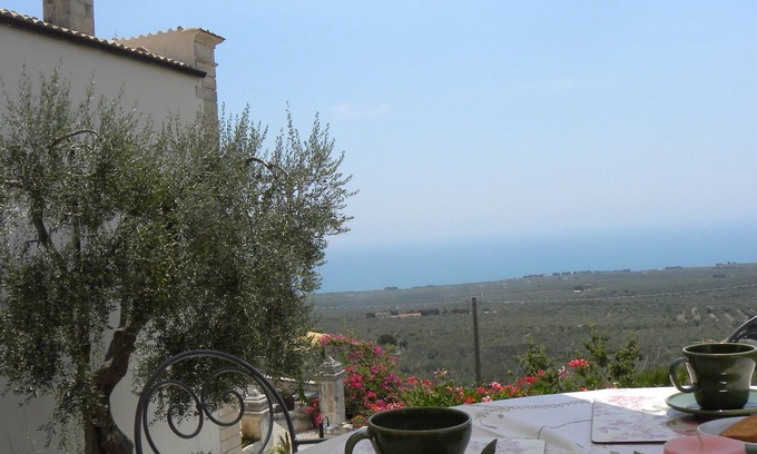 Monte Sant'Angelo Villa | VILLA BASSO del siglo XIX en Gargano- alquiler vacacional con vistas al mar