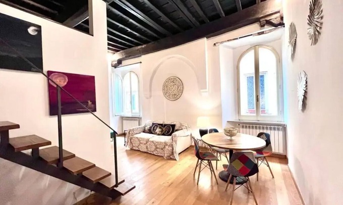 Rione VIII Sant'Eustachio Apartamento | XV century Palazzetto Loft - The Angeli's Ap. - couples & kids Rome City Centre