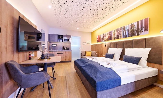 Schafhof Apartamento | Estudio-Negocios-Schlafsessel-Baño Privado