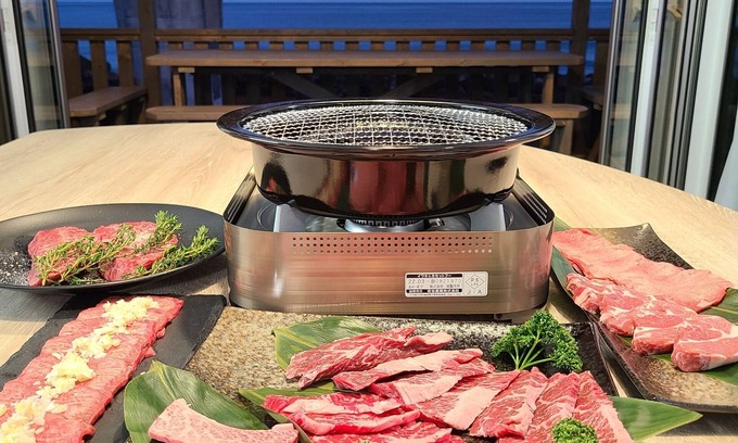 Hitachi Casa | Yakiniku available in the living room A villa wh / Hitachi Ibaraki