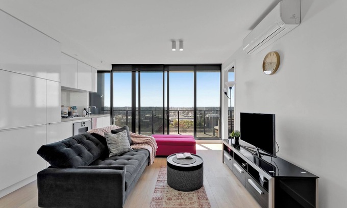 South Yarra Apartamento | Yarra House 2Br apartment with stunning views