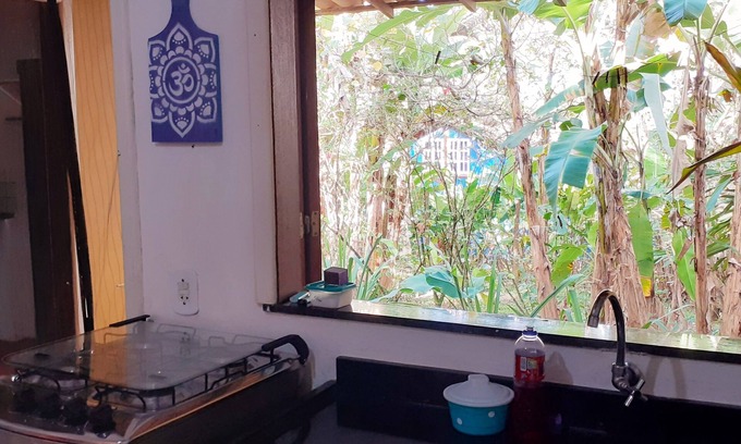 Taboquinhas Casa | Yellow house, complete, unlimited wifi.