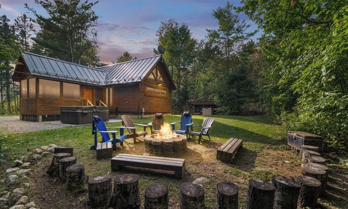 Chertsey Chalet De Esquí | Yoho - Refuge en Nature Avec Foyer - spa