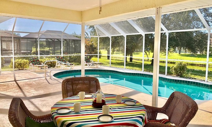 Pine Valley Villa | Your own Villa with a Heated Pool near South Florida's wonderful beaches.