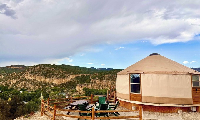 Orderville Casa | Mirador Yurt # 7 en East Zion Resort (2 camas King)