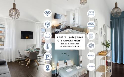 Neustadt an der Weinstrasse Apartamento | Zentral gelegenes Cityapartment in Neustadt an der Weinstraße