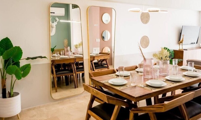 Zapopan Apartamento | ZentralLuxe condo de lujo equipado con alberca/gym