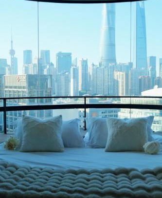Huangpu Apartamento | ZHome-Magnificent scenery of the Huangpu River-Near the Bund