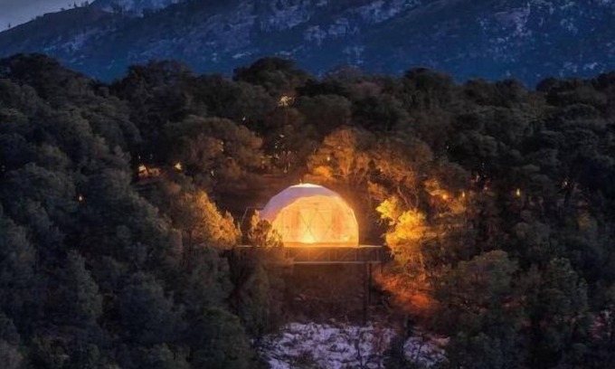 Nogal Alquiler De RV | Zia Geo Dome at El Mistico Ranch, Glamping