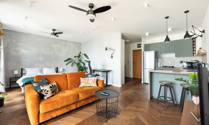 Targowek Apartamento | Zielone Zacisze Retro Studio