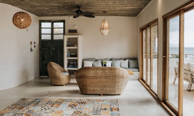 Zona Hotelera Casa | Impresionante ático de 2 habitaciones con impresionantes vistas de la playa de Tulum.