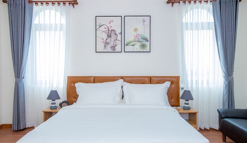Habitación junior doble, 1 cama de matrimonio grande, vistas al mar