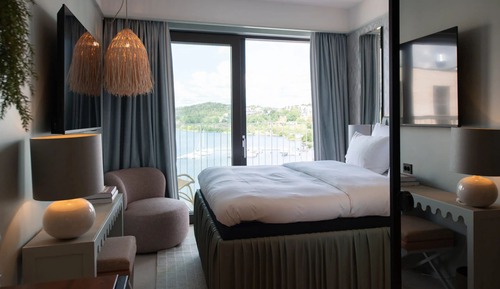 Habitación superior, vistas al mar