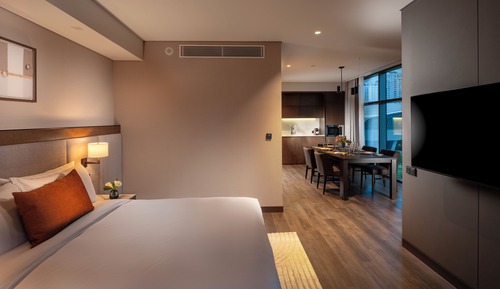 Estudio Deluxe, 1 cama de matrimonio grande