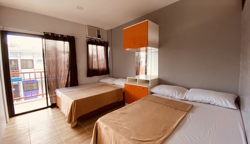 Habitación con 1 cama doble o 2 individuales, 2 camas dobles