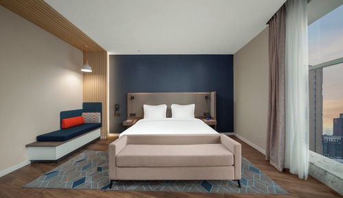 Habitación, 1 cama de matrimonio grande, accesible para personas con discapacidad