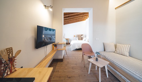 Habitación familiar, varias camas