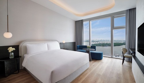 Habitación Deluxe, 1 cama de matrimonio grande, vistas al río