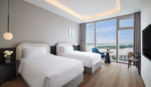 Habitación Deluxe, 2 camas individuales, vistas al río