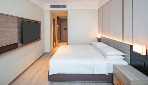 Habitación, 1 cama de matrimonio grande con sofá cama