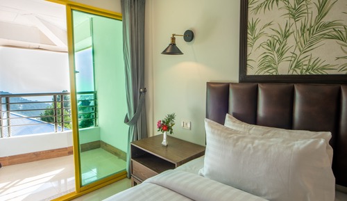 Habitación Deluxe, 1 cama de matrimonio grande con sofá cama, frigorífico