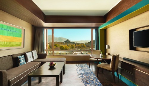 Suite ejecutiva, 1 cama de matrimonio grande, vistas a la montaña (Potala View)