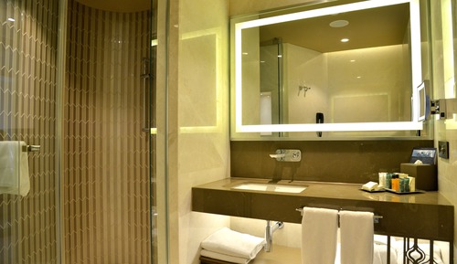 Habitación ejecutiva con 2 camas individuales, acceso al Business Lounge