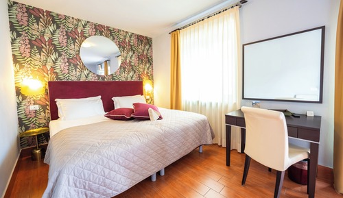 Habitación doble superior, balcón, vistas parciales al lago
