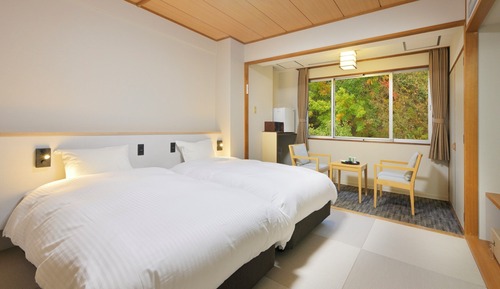 Habitación con 2 camas individuales, no fumadores (Japanese modern,8 Tatami mats)