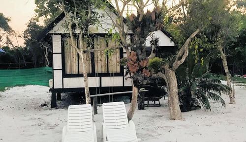 Bungalow Deluxe, 1 cama de matrimonio, vistas al mar
