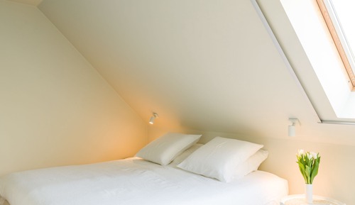Habitación con 1 cama doble o 2 individuales, vistas al jardín