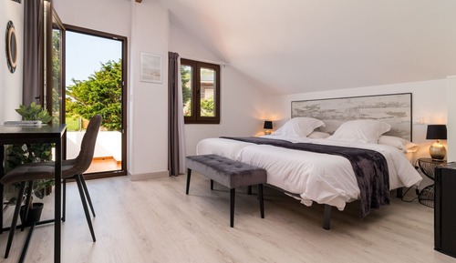 Habitación doble, terraza (atico)