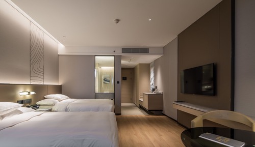 Habitación Deluxe, 2 camas dobles, vistas a la ciudad