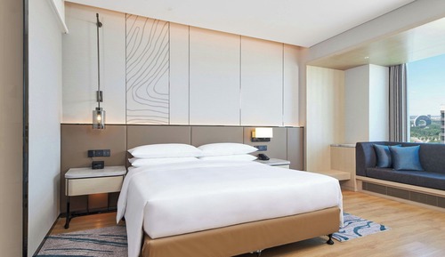 Habitación Deluxe, 1 cama de matrimonio grande, vistas a la ciudad