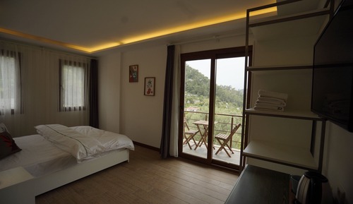Habitación doble, 1 cama doble, no fumadores, vistas a la montaña