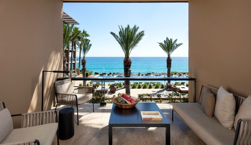 Habitación Deluxe, 1 cama de matrimonio grande con sofá cama, vistas al mar