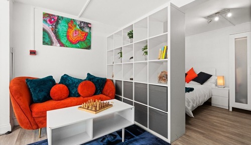 Apartamento, vistas al jardín