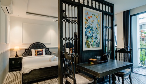 Habitación Grand doble, 1 cama de matrimonio grande, bañera