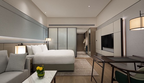 Habitación estándar, 1 cama de matrimonio grande, Acceso al salón del club (High Floor)