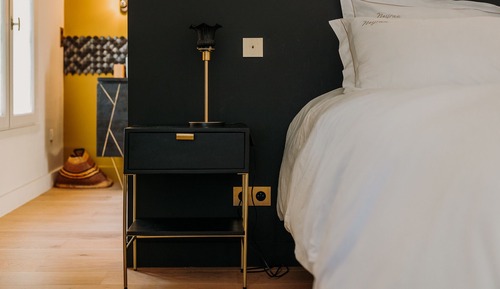 Habitación Deluxe doble, baño privado, vistas al jardín (Les artistes)