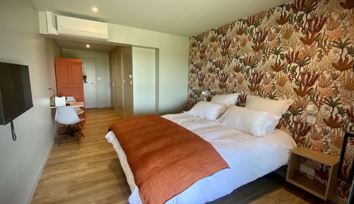 Habitación doble, baño privado, vistas al mar (1 - Chambre Berder)