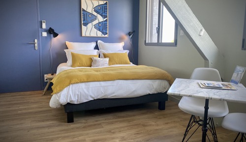 Suite, baño privado, vistas al mar (4 - Chambre Conleau)