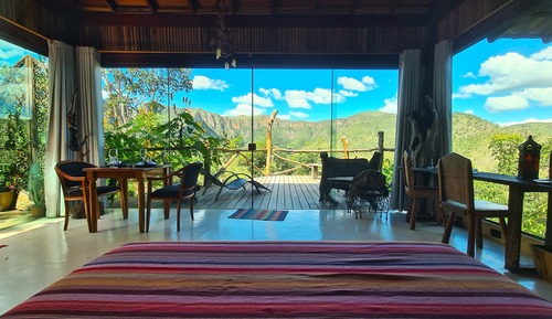 Chalet superior, vistas a la montaña