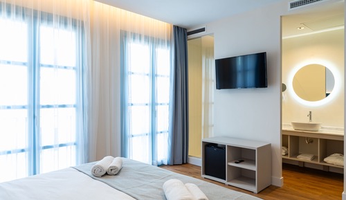 Habitación doble, balcón