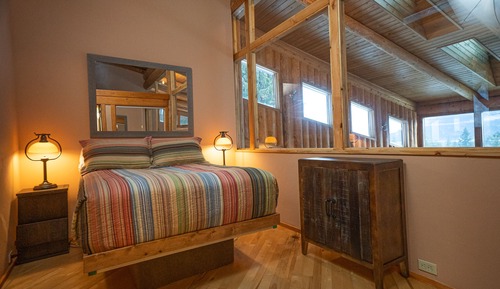 Habitación estándar doble, 1 cama doble, no fumadores, vistas parciales al lago