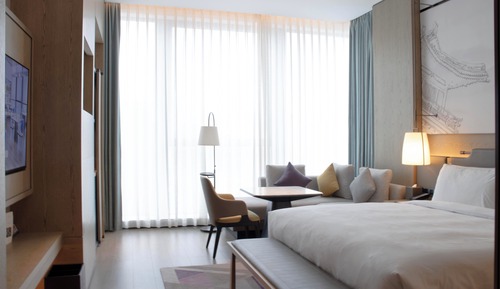 Habitación Deluxe, 1 cama de matrimonio grande, no fumadores, vistas a la ciudad