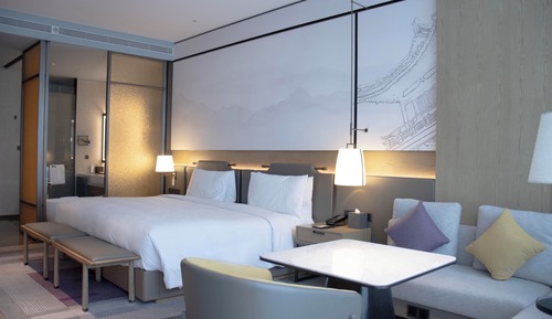 Habitación Premier, 1 cama de matrimonio grande, no fumadores, vistas a la ciudad