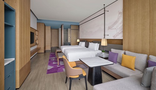 Habitación Deluxe, 2 camas individuales, no fumadores, vistas a la ciudad