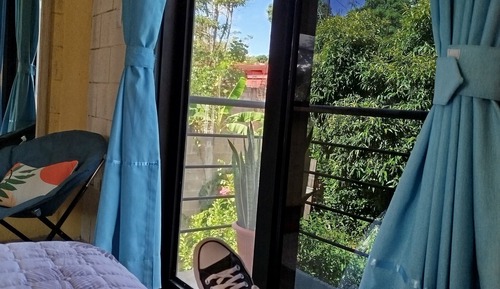 Habitación familiar, vistas al jardín