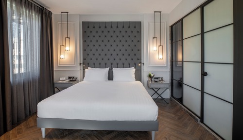 Suite City, 1 cama de matrimonio grande con sofá cama, vistas a la ciudad